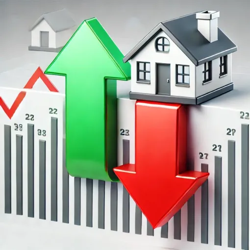 baisse ou hausse du marché immobilier